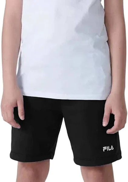 Short Fila Regulat Myler Infantil - Preto